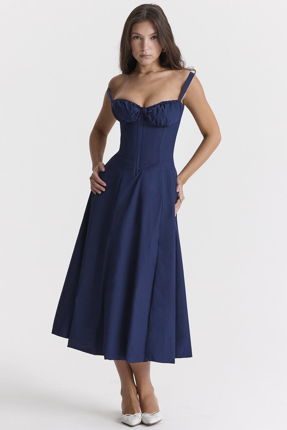 Lumia Corset Midi Dress