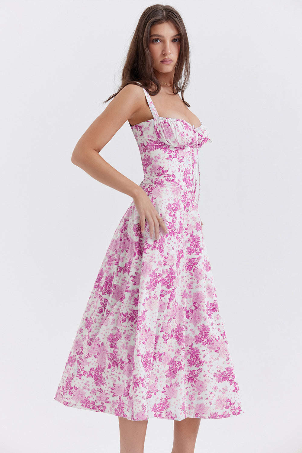Lumia Corset Midi Dress