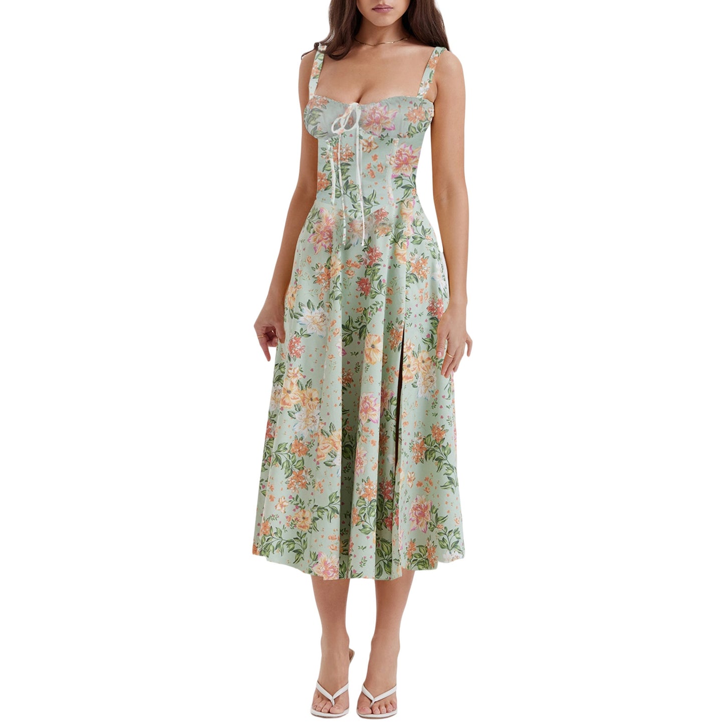 Lumia Corset Midi Dress