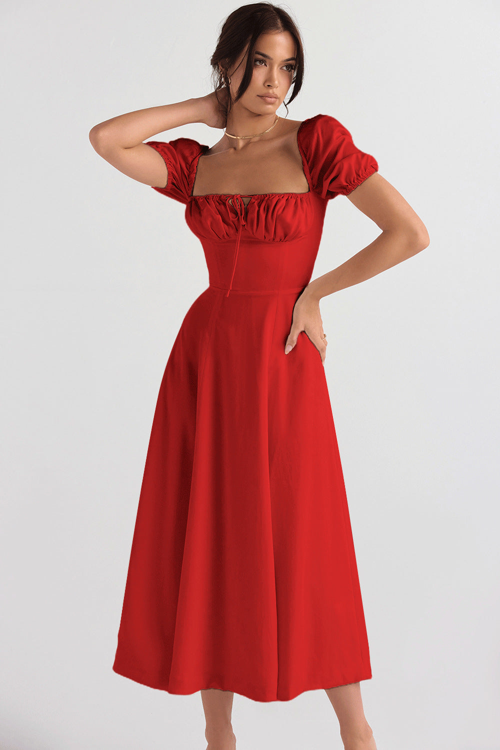 Lumia Corset Midi Dress
