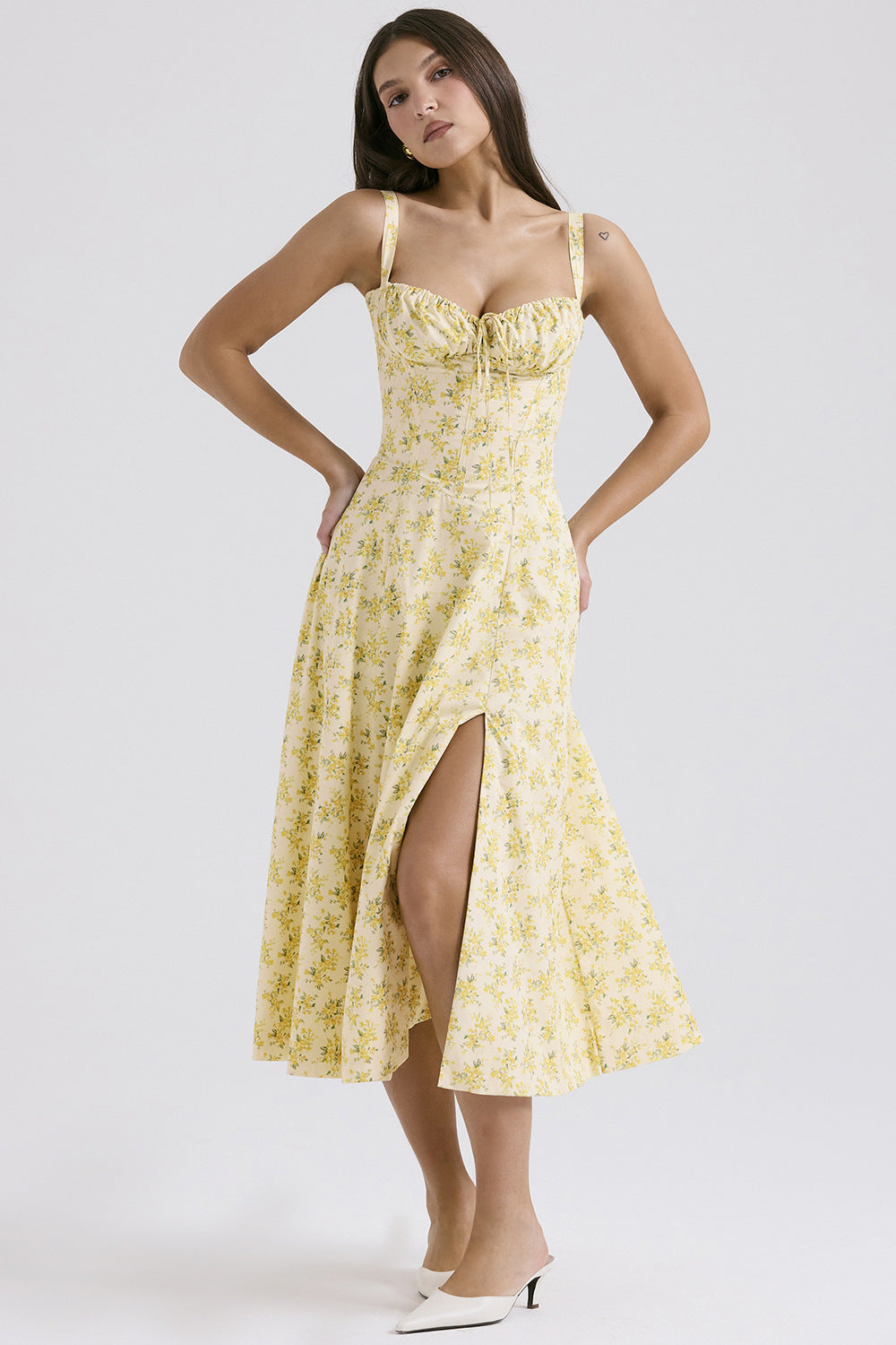 Lumia Corset Midi Dress