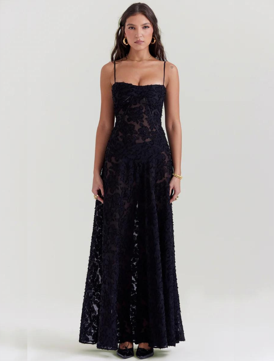 Evie Lace Maxi Dress