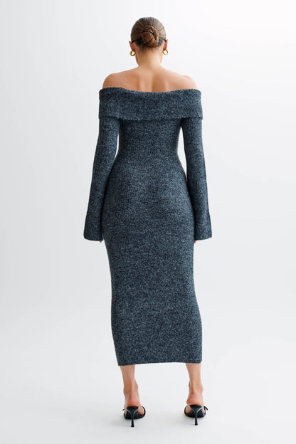 Jessy Off Shoulder Knit Dress