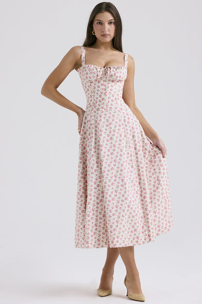 Lumia Corset Midi Dress