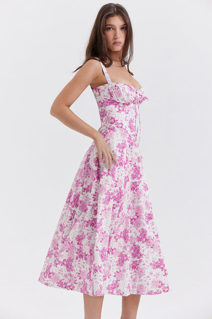 Lumia Corset Midi Dress
