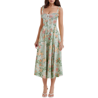 Lumia Corset Midi Dress