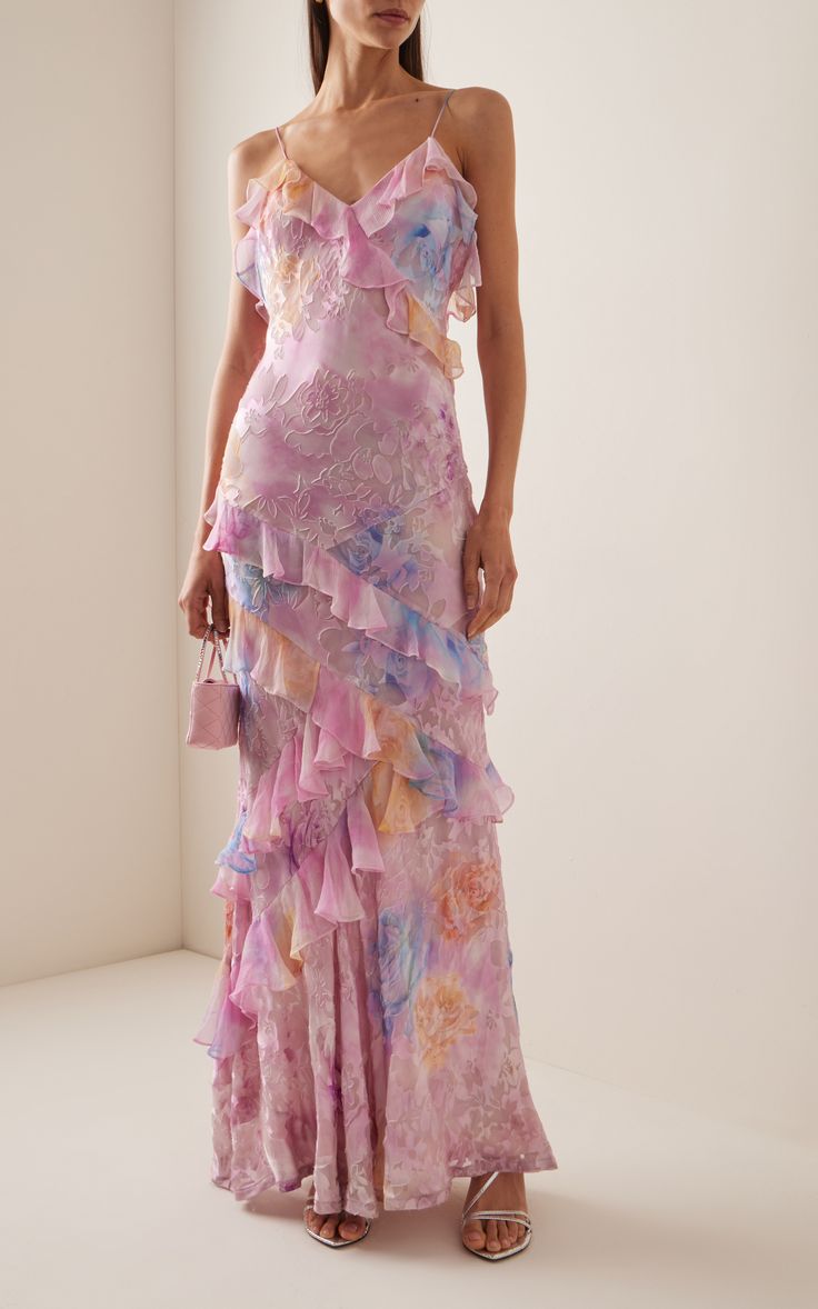Mirelle Ruffle Maxi Dress