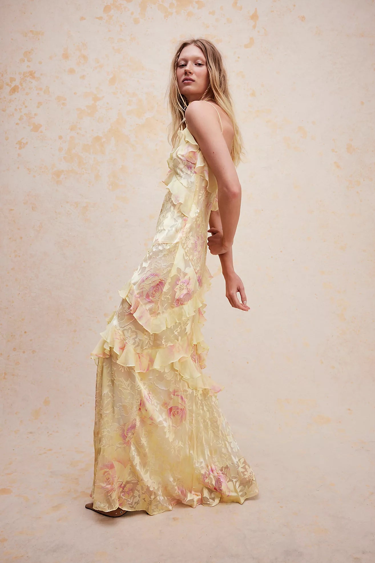 Mirelle Ruffle Maxi Dress